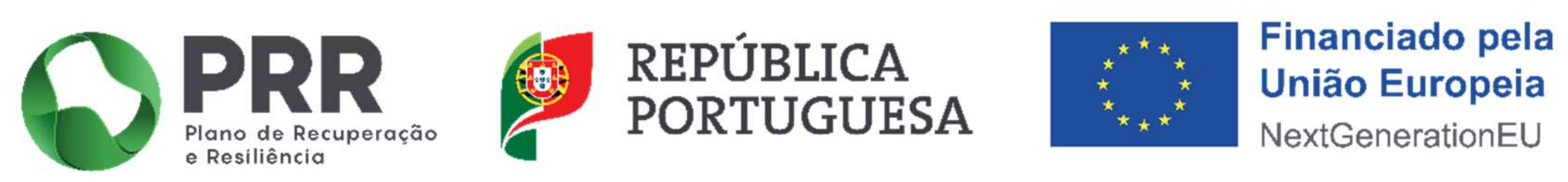 PRR — Plano de Recuperação e Resiliência · República Portuguesa · Financiado pela União Europeia NextGenerationEU